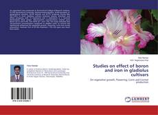 Copertina di Studies on effect of boron and iron in gladiolus cultivars