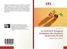 Bookcover of Le sentiment d'urgence écologique des étudiants de Sciences Po Lille
