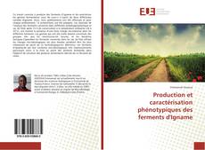 Capa do livro de Production et caractérisation phénotypiques des ferments d'Igname 