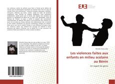 Couverture de Les violences faites aux enfants en milieu scolaire au Bénin
