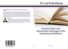 Portada del libro de Personal Data and Information Exchange in the International Platform