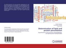 Couverture de Determination of lipid and protein peroxidation