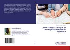 Copertina di Other Minds: a Critique of the Logical Behaviourist Approach