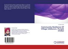 Copertina di Community Resilience Of Village Udekaran, Punjab (India)