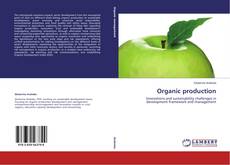 Copertina di Organic production