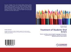 Capa do livro de Treatment of Students' Oral Errors 