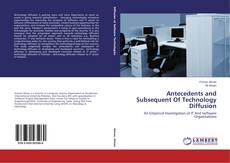 Buchcover von Antecedents and Subsequent Of Technology Diffusion