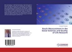 Couverture de Rasch Measurement in the Social Sciences and Quality of Life Research