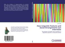 Capa do livro de How Linguistic Features and Social Arrangements Can Interrelate 