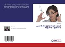 Couverture de Anesthetic considerations of hepatits c patients