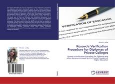 Copertina di Kosovo's Verification Procedure for Diplomas of Private Colleges