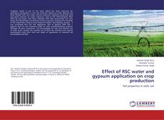 Buchcover von Effect of RSC water and gypsum application on crop production