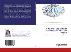 Buchcover von A study of the cultural environment of social media