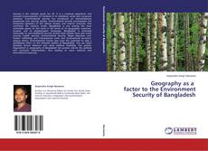 Buchcover von Geography as a factor to the Environment Security of Bangladesh