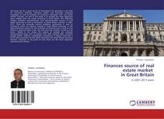 Buchcover von Finances source of real estate market in Great Britain