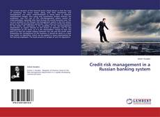 Buchcover von Credit risk management in a Russian banking system
