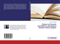 Buchcover von Pattern of Genetic Variability in Aboriginal Nsukka Yellow pepper