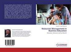 Buchcover von Resources Management in Business Education