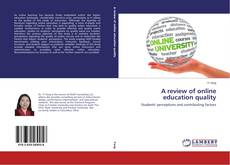Capa do livro de A review of online education quality 
