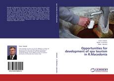 Обложка Opportunities for development of spa tourism in R.Macedonia