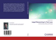 Capa do livro de Legal Reasoning in Tort Law 