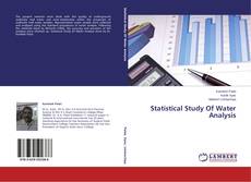 Buchcover von Statistical Study Of Water Analysis
