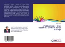 Buchcover von Effectiveness of Error Treatment Methods for L2 Writings
