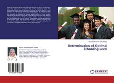 Buchcover von Determination of Optimal Schooling Level