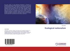 Couverture de Ecological nationalism