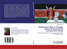 Buchcover von Parliament's Role in Foreign Policy Formulation,A Comparative Study