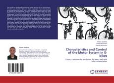 Buchcover von Characteristics and Control of the Motor System in E-bikes