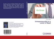 Buchcover von Entrepreneurship as a career in Nepal