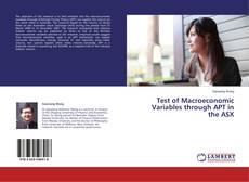 Couverture de Test of Macroeconomic Variables through APT in the ASX