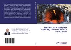 Buchcover von Modified CSM Model for Predicting TBM Performance in Rock Mass