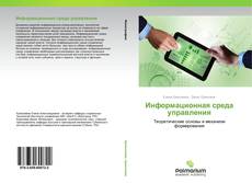 Copertina di Информационная среда управления