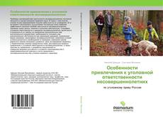 Особенности привлечения к уголовной ответственности несовершеннолетних kitap kapağı