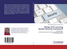 Buchcover von Design Of E-Learning System Security Framework