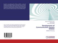 Buchcover von Development of Communication System WiMAX