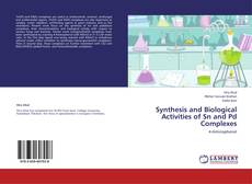 Couverture de Synthesis and Biological Activities of Sn and Pd Complexes