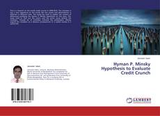 Hyman P. Minsky Hypothesis to Evaluate Credit Crunch的封面