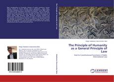 Capa do livro de The Principle of Humanity as a General Principle of Law 