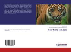 Buchcover von How firms compete