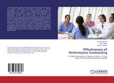 Обложка Effectiveness of Performance Contracting