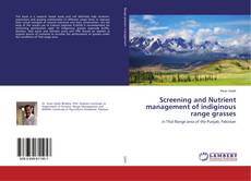 Buchcover von Screening and Nutrient management of indiginous range grasses