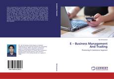 Couverture de E – Business Management And Trading