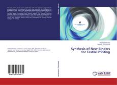 Capa do livro de Synthesis of New Binders for Textile Printing 