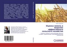 Buchcover von Оценка земель в моделях эффективного сельского хозяйства
