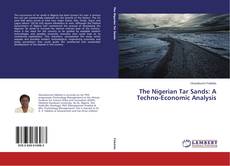 Capa do livro de The Nigerian Tar Sands: A Techno-Economic Analysis 