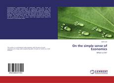 Capa do livro de On the simple sense of Economics 