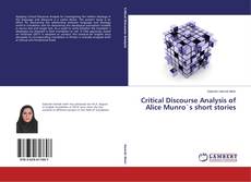 Capa do livro de Critical Discourse Analysis of Alice Munro`s short stories 